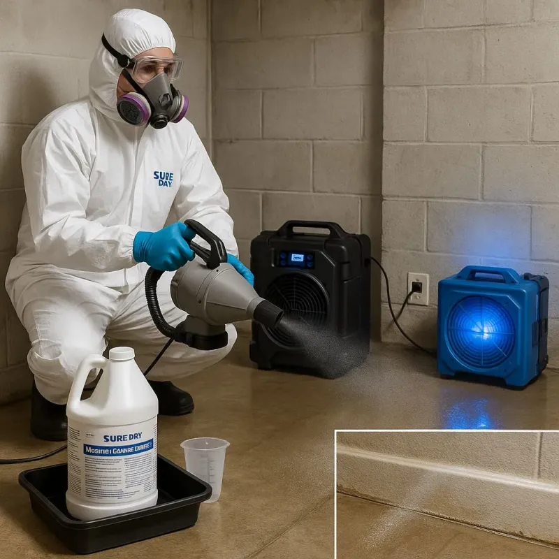 Sanitization and Odor Removal process in Live Oak, CA